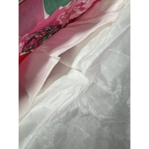 NWT Lilly Pulitzer GWP Cotton Clutch‎ Hottie Pink A Think Called Love Kisslock - Picture 3 of 3